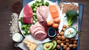 plate of food showcasing healthy food